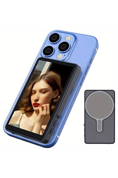 Choice شاشة مراقبة مغناطيسية رمادية اللون للهاتف المحمول، مزودة بمؤقت ذاتي لل...