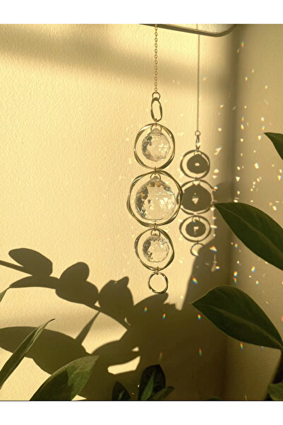 Choice3 صائد الشمس MS8007-1 صائد الشمس الكريستالي زينة معلقة صانع قوس قزح كرة...