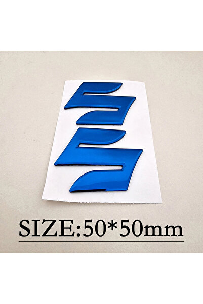 choice2 ملصقات سوزوكي ثلاثية الأبعاد زرقاء للدراجات النارية، طقم شعارات سيارا...