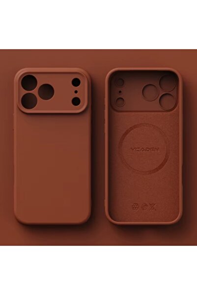 Choice39 iPhone 15 Pro Red Brown For Magsafe Magnetic ShkProof Protective Pho...