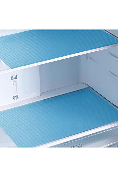 Choice3 4 قطع من وسادات الثلاجة الزرقاء، مقاس 30×45 سم، مانع للانزلاق ومقاومة...