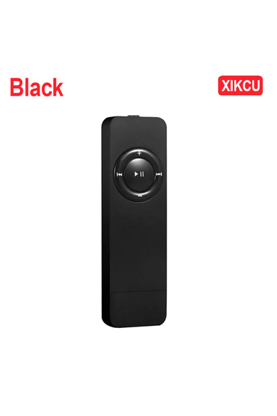 Choice1 مشغل MP3 صغير جديد من XIKCU، أسود اللون، يدعم بطاقة ذاكرة USB، يدعم ت...