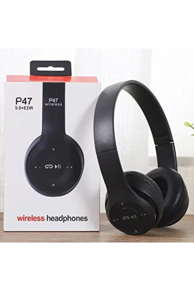 Choice3 سماعة رأس ستيريو بلوتوث لاسلكية Black Air P47 TWS مزودة بميكروفون، من...