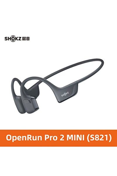 Choice3 سماعات بلوتوث أصلية من SHOKZ طراز S821MINI، لون أسود، طراز OpenRun Pr...