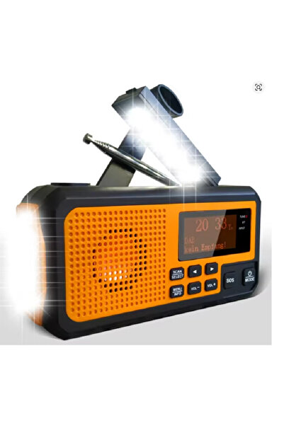 Choice راديو طوارئ يعمل بالطاقة الشمسية، يُشحن يدويًا، يدعم موجات AM/FM وSW، ...