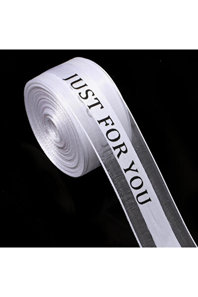 Choice 2.5cm 10Yards White 10Yards/Roll Satin Flower Bouquet Organza Ribbon C...