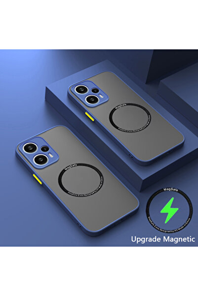 Choice13 Redmi note 12 PRO 5G Blue Luxury Magnetic Hybrid Hard Back Cover Cas...