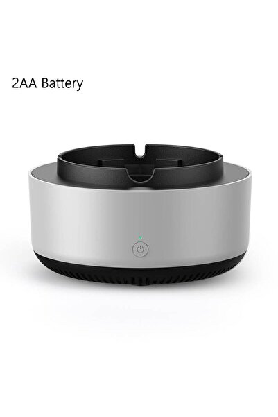 Choice4 منفضة سجائر ذكية رمادية اللون تعمل بالبطارية، منقي هواء، يزيل دخان ال...