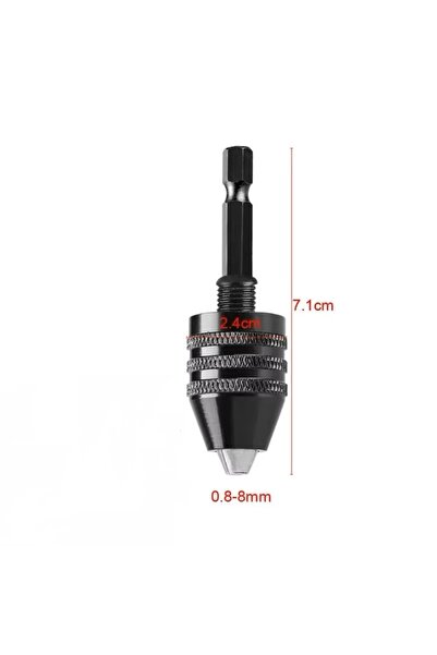 choice2 0.8-8mm Mini Drill Chuck Keyless 0.3-8mm Self-Tighten Electric Drill ...