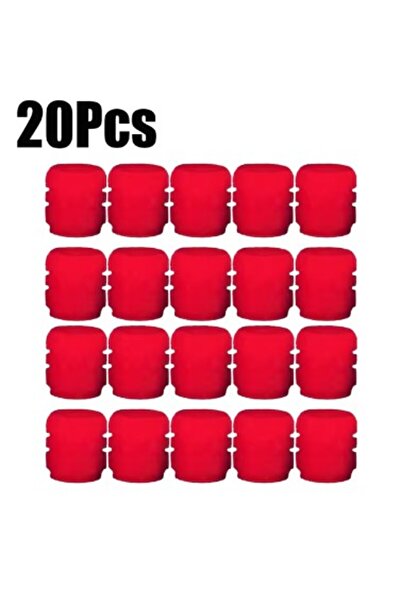 Choice Red 20pcs 20Pc Luminous Valve Caps Fluorescent Night Glowing Decor Car...