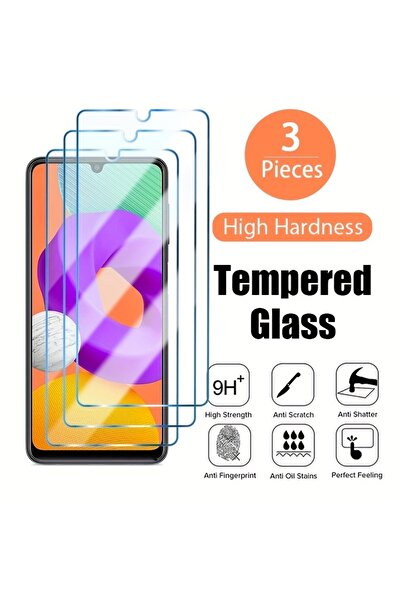 Choice1 واقي شاشة زجاجي مقوى (3 ​​قطع) لهاتف Redmi 9، و3 قطع من الزجاج المقوى...