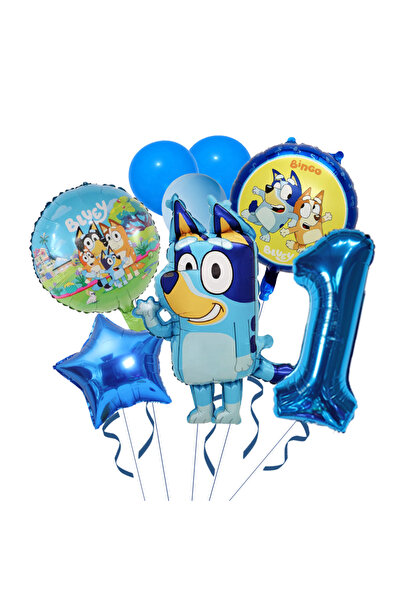 Choice22 1pack A1 8Pcs Bluey Bingo Dog Theme Birthday Party Decoration Ballo ...