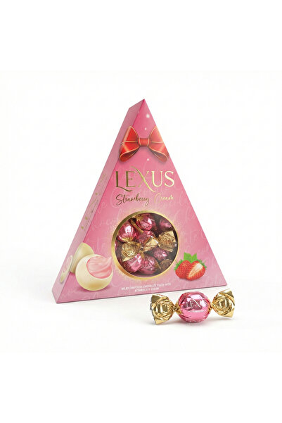 Lexus Compound Chocolate Filled With Strawberry Cream