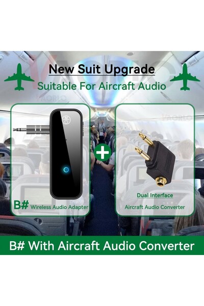 Choice الإصدار 5.3 مع محول نقطة وصول، جهاز استقبال وإرسال صوت بلوتوث 5.3، مدخ...