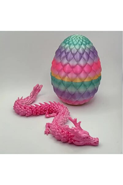 Choice Bandai colorful 3D Chinese Dragon Surprise Egg, Mini Movable Decor, Cu...