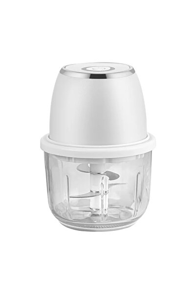 Choice3 White TINSOL 350ml Mini Food Chopper Electric Meat Grinder Garlic Pre...