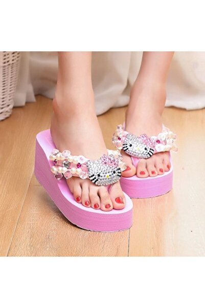 Choice7 41 A Hello Kitty Kawaii Soft Flip Flop Sandals Y2k Beach Slides Shoes...