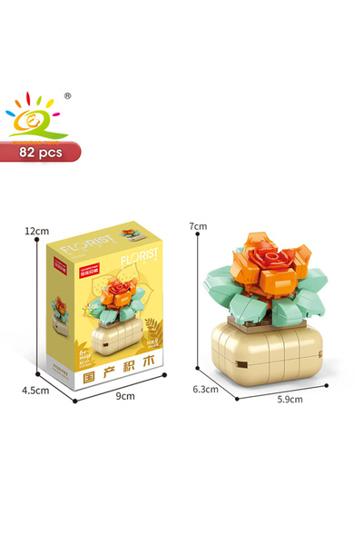 Choice30 مع الصندوق رقم 40-8، نموذج بناء نباتات عصارية مزروعة في أصيص من هويك...