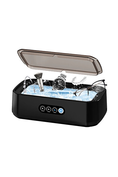 choice2 KR black TINSOL 49KHZ High-Frequency Ultrasonic Cleaner 650ml Mini Vi...