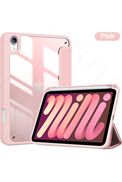 Choice1 جراب وردي اللون لجهاز iPad Mini 7 Pro A17 2024/iPad Mini 6 2021 مقاس ...