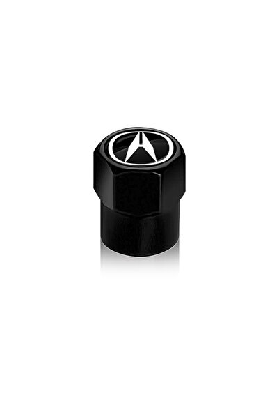 Choice3 Acura-black-4pcs 4PCS Fashion Car Wheel Air Valve Dust Covers Accesso...