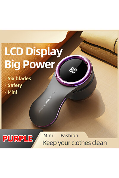 choice2 ماكينة إزالة الوبر الكهربائية البنفسجية، شاشة LCD، قابلة لإعادة الشحن...