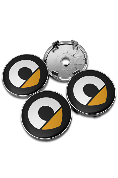 choice2 4 قطع صفراء مقاس 60 مم لسيارات سمارت فورتو، فورفور 453، 451، 452، 450...