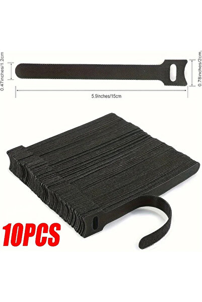 Choice ١٠ قطع أو ٥٠ قطعة من منظم الكابلات، شريط لف الكابلات، واقي لربطات الأس...