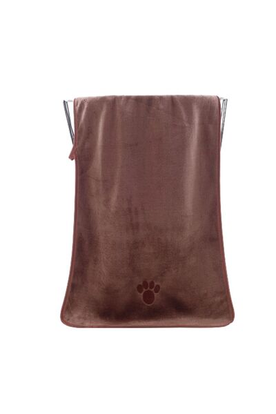 Choice3 100x50cm Brown Highly Absorbent Dog Towels Breathable Microfiber Pet ...