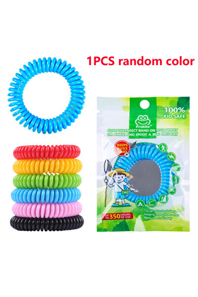 Choice7 1pcs random color 1-100Pcs Mosquito Repellent Bracelets Waterproof Mo...