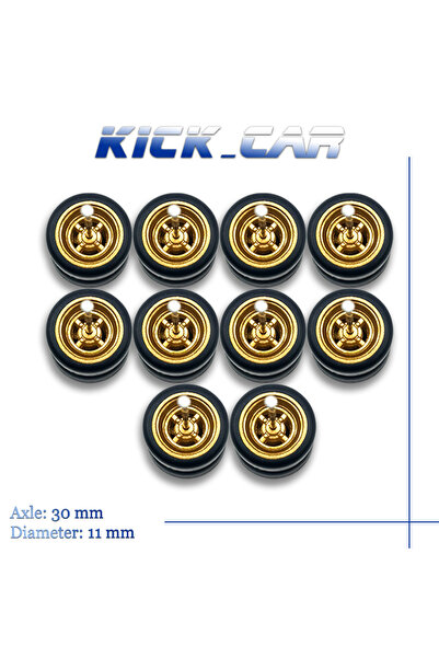 Choice11 عجلات HW01-8G بمقياس 1/64 بإطارات ثابتة وأربعة أضلاع لسيارات الألعاب...