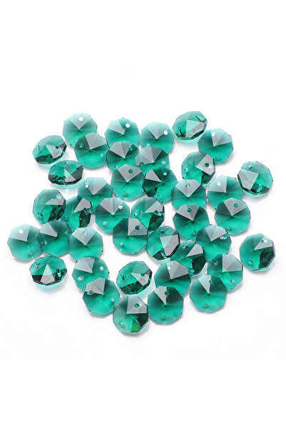 Choice9 14mm K green 40Pcs/Lot Austrian Glass Loose Pendant 14mm Octagonal Be...