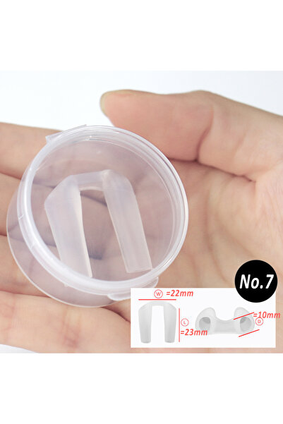 Choice5 7 ساعات، 1/2/5 قطع، مشبك أنف من جل السيليكا الشفاف لتشكيل فتحة الأنف ...