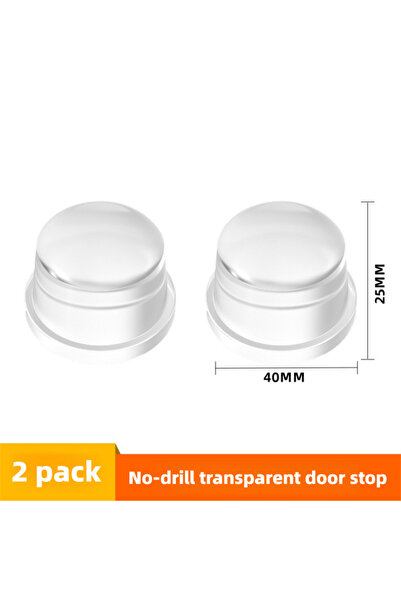 choice2 عبوتان من سدادات الأبواب الأرضية، مصنوعة من جل السيليكون الشفاف، لحما...