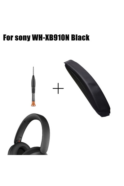 Choice7 طوق رأس أسود ووسادات أذن لسماعات الرأس WH-XB910N، بديل وسادة الرأس وو...