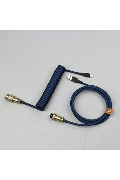 choice2 1.5m D25 LANO Detachable Aviator Coiled Power Cable Type C for Mechan...