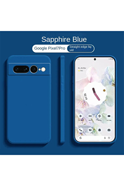 Choice For Pixel 6A blue Liquid Silicone Soft Solid Color For Google Pixel 9 ...