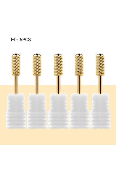 Choice11 5 قطع من رؤوس مثقاب الأظافر المصنوعة من كربيد التنجستن، حبيبات متوسط...