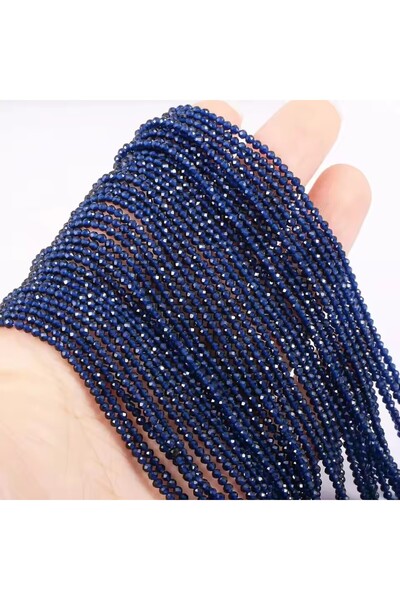 Choice4 3MM-3pcs dark blue 3pcs 2/3mm Natural Stone Spinel Cut Multicolor Loo...