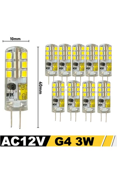Choice17 Warm White AC12V 3W 10Pcs G4 LED Bulb 12W 9W 5W 3W 2W AC DC12V SMD 2...