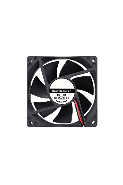 choice2 12V Sleeve DC 12V 24V 8025 Fan 80mm x 80mm x 25mm Brushless Cooling F...
