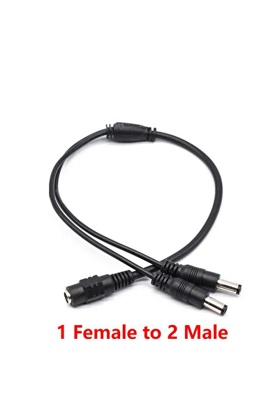 choice2 كابل مقسم طاقة تيار مستمر من 1 إلى 2 ذكر، 5.5 × 2.1 مم، من 1 إلى 2/3/...