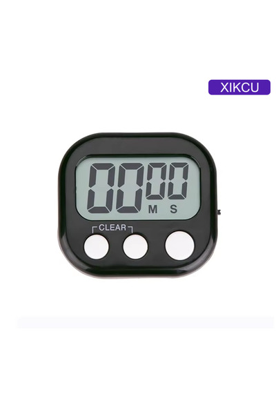 Choice1 عداد LED أسود مع شاشة عرض، منبه، عد تنازلي إلكتروني يدوي، مؤقت رياضي ...