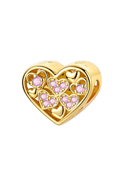 Choice59 KJC238-GD Original 925 Sterling Silver Gold Series DIY Charms Beads ...