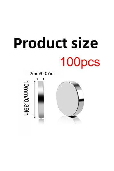 Choice1 10x2mm-100pcs 10x1/10x2/10x3mm-20/50/100pcs circular refrigerator mag...
