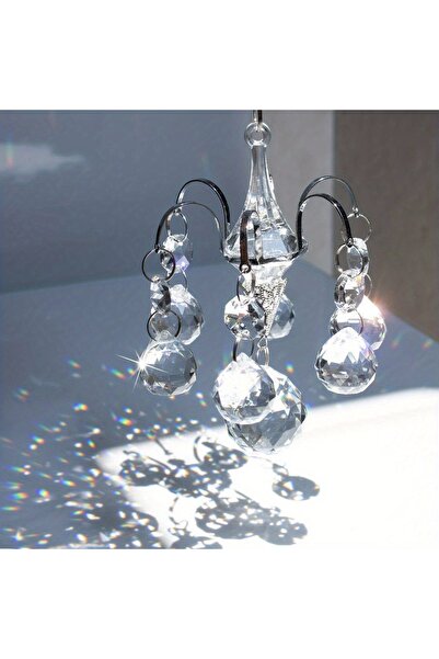 Choice1 قطعة واحدة من زينة كريستالية معلقة، ثريا زجاجية على شكل قوس قزح، مناس...