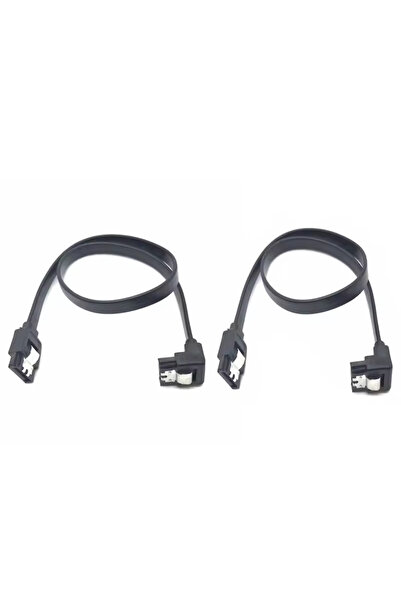 Choice1 0.5m 2PCS Bent-0.5M SSD HDD SATA 3.0 III Data Cable to SSD HDD Hard D...