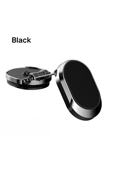 Choice1 حامل هاتف مغناطيسي قابل للطي والدوران 720 درجة، أسود اللون، قابل للتع...
