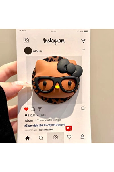 Choice1 حامل مغناطيسي للهاتف من سانريو هيلو كيتي لطيف من ماج سيف، قابل للطي، ...