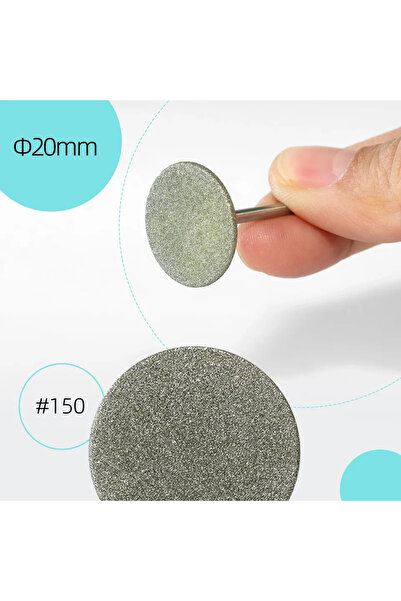 Choice3 20mm - M grit HYTOOS 25mm/20mm Sanding Disc Shorten Nail Tips Diamond...